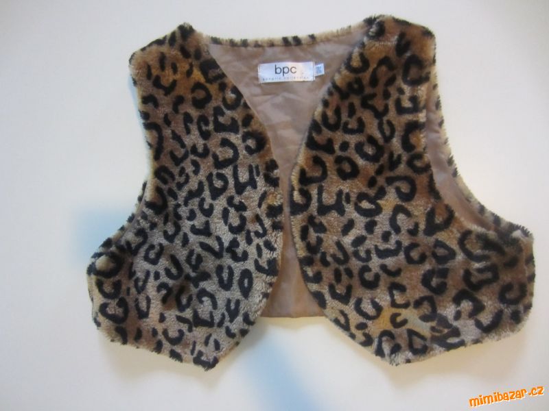 Chlupaté tygrované bolerko