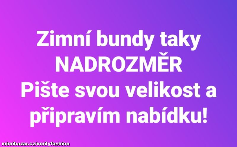 Nové zimní bundy