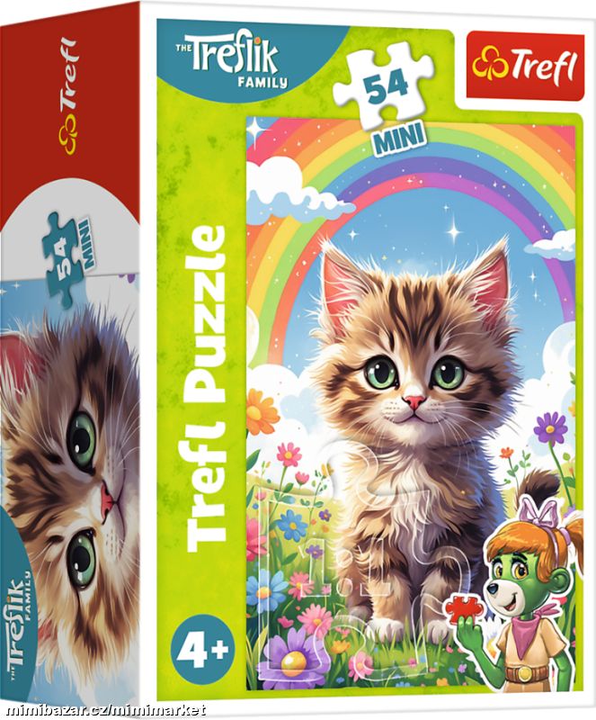 Puzzle Treflíci: KOTĚ 54 dílků