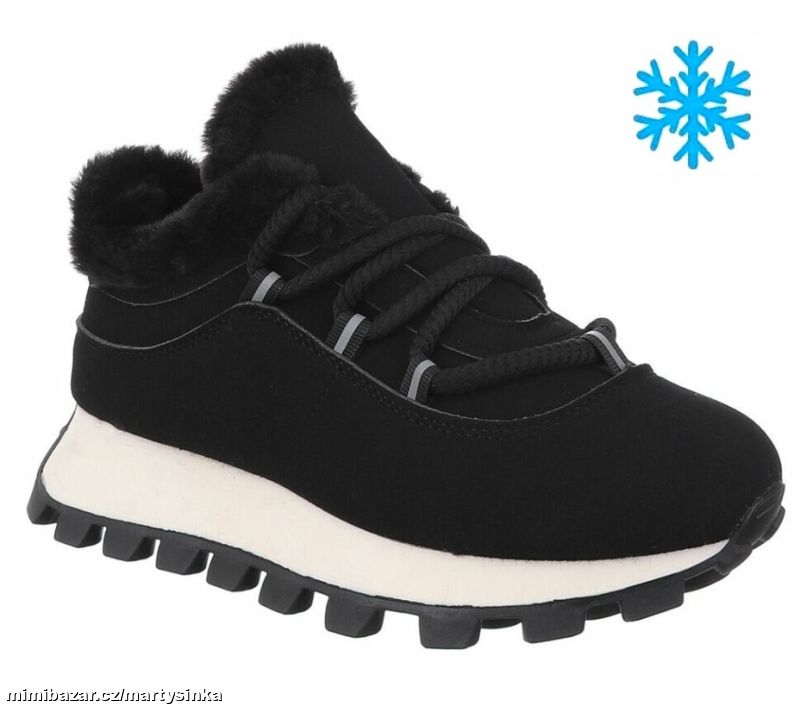Zimní sportovně elegantní boty / tenisky ZIMA 2025