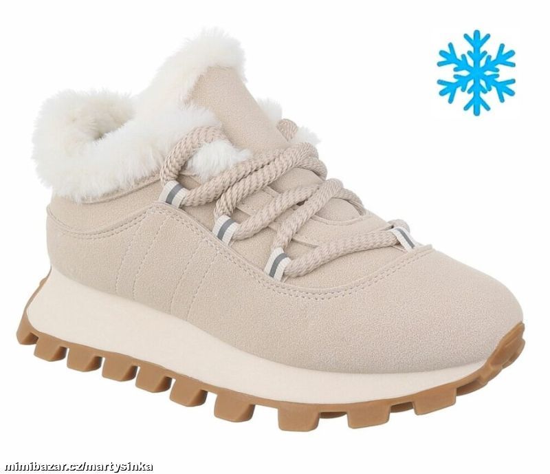 Zimní sportovně elegantní boty / tenisky ZIMA 2025