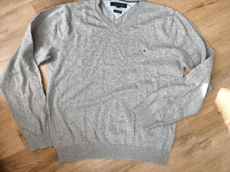 Pánský svetr bavlněný Tommy Hilfiger vel XL