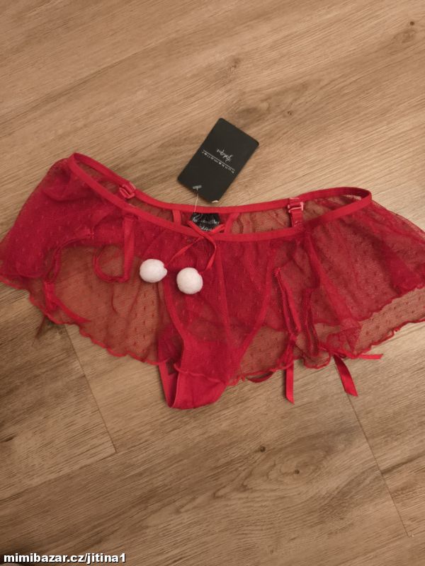 Sexy kalhotky vánoční vel M