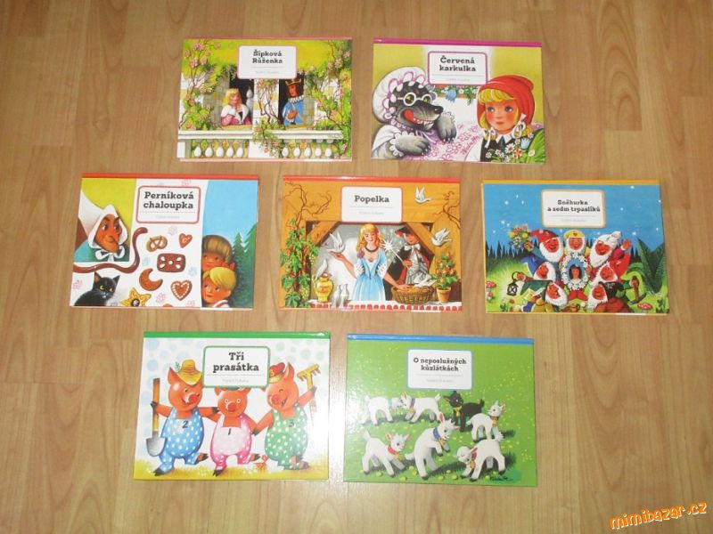 Klasické pohádky - prostorová leporela 7 ks