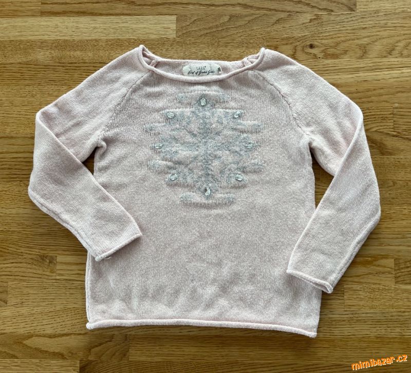 Svetr & pulover s kamínky H&M vel. 110/116