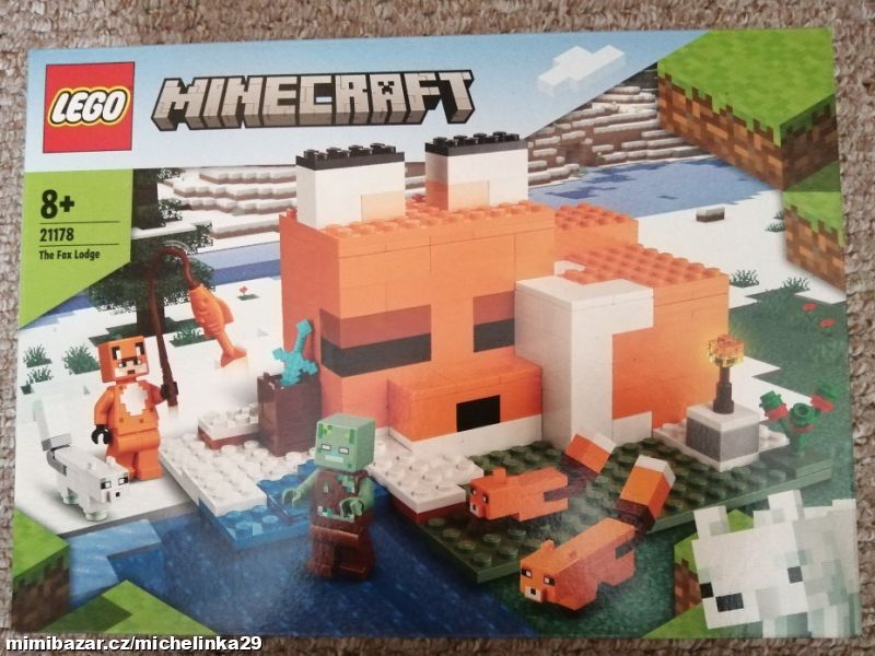 Lego Minecraft Liščí domek 21178