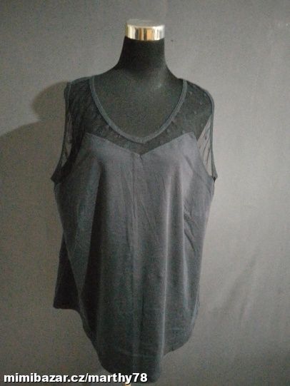 *** KRÁSNÝ DÁMSKÝ TOPÍK BONPRIX, VEL.52/54 ***