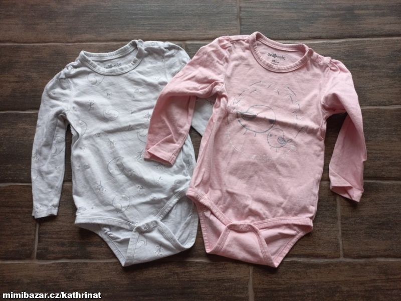 Sada 2x body s dl.rukávem SoCute, vel. 98