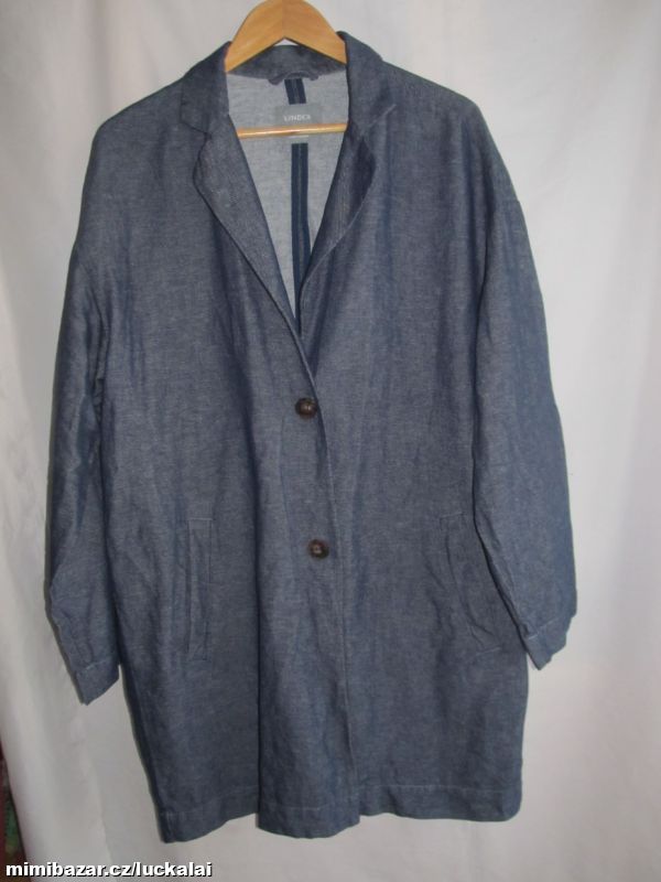 Oversize sako, kabátek 47%len