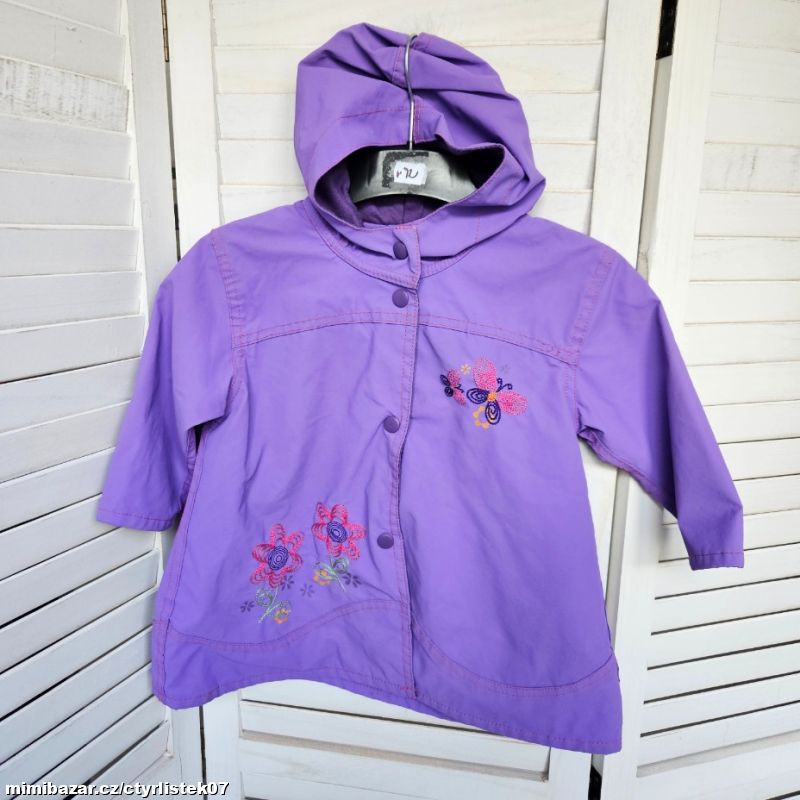 dívčí bunda pláštěnka 2 roky 70936