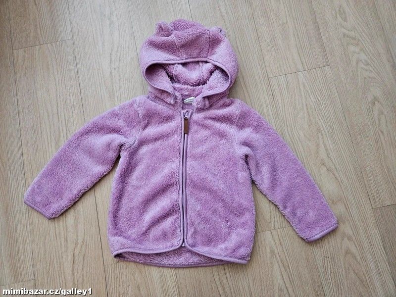 Plyšová mikina H&M, vel. 98