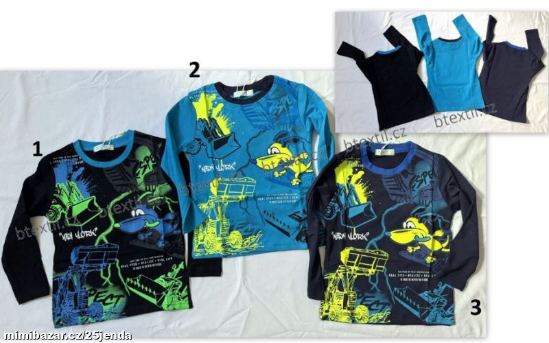 Chlapecké tričko dl. rukáv Kugo