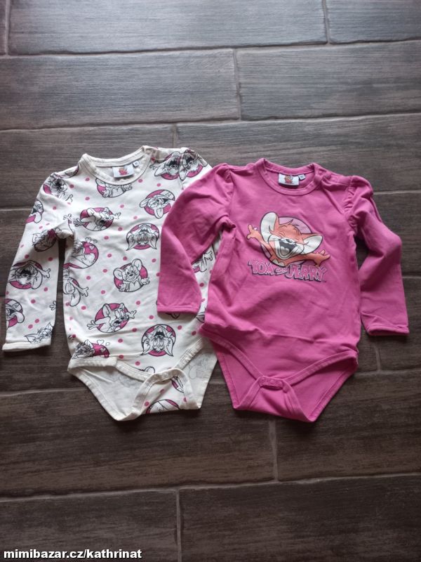 Sada 2x body Tom & Jerry, vel. 92