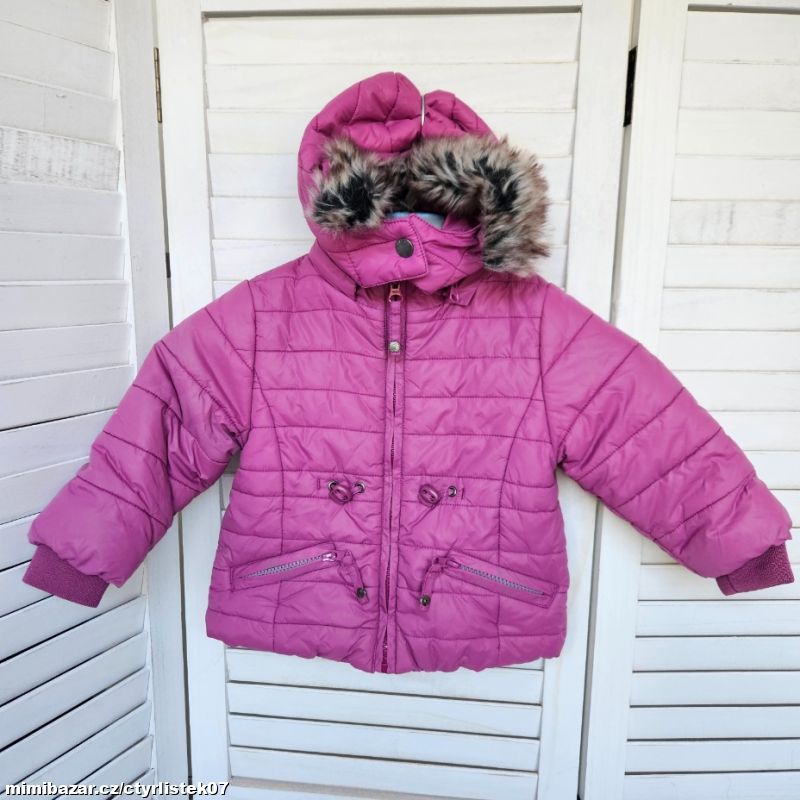 dívčí zimní bunda 9-12 měsíců 70952