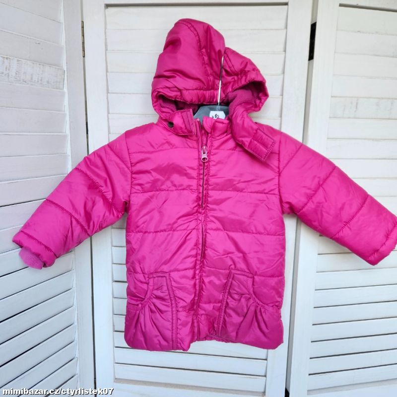 dívčí zimní bunda 9-12 měsíců 70953