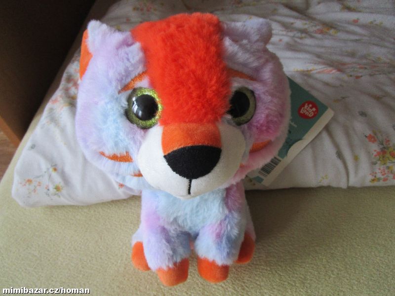 Nový krásný heboučký tygr s velkýma třpitiv. očima