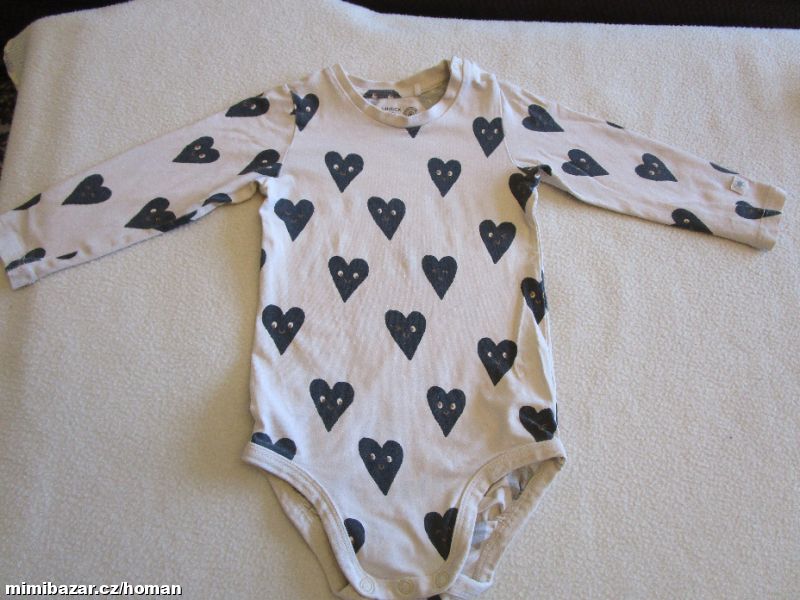 Pěkné elast. body Lindex, dl rukáv