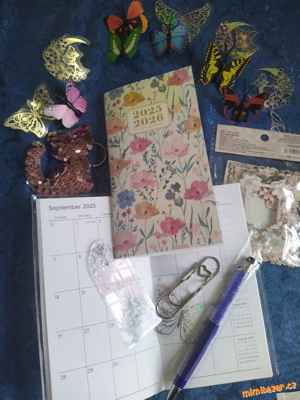 Diář propiska (mix drobných věciček)