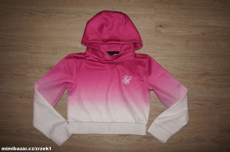 Siksilk nádherná dívčí crop mikina vel.140