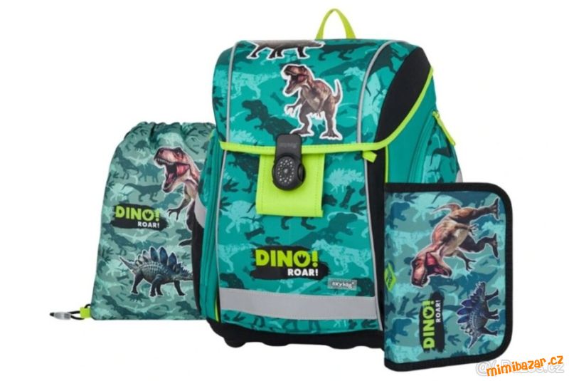 Školní set 3ks PREMIUM LIGHT Dino