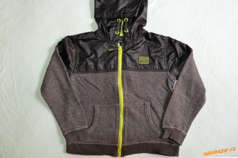Mikina se zapinanim a kapucou LOSAN
