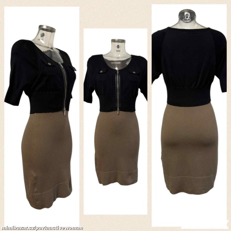 Č.141 LUXUSNÍ ZN. ŠATY JAKO NOVÉ v.M