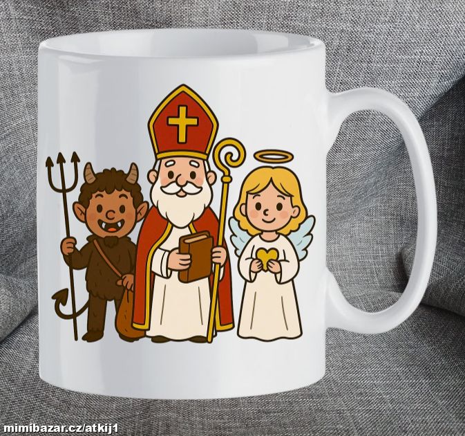 Hrnek - Mikuláš, čert a anděl 4