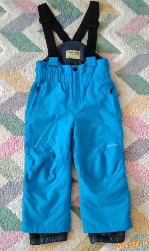 Lyžařské kalhoty, oteplovačky + polštářek