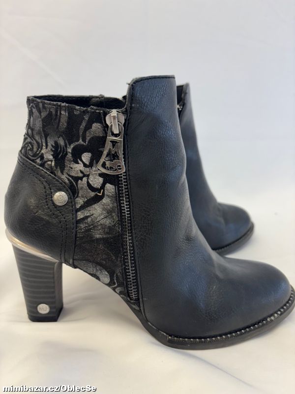 kožené polokozačky MUSTANG