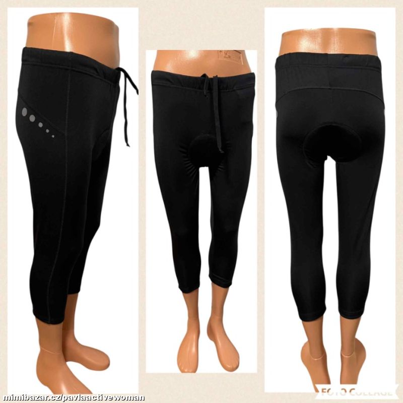 Č.6688 PÁNSKÉ SPORT CYKLO 7/8 LEGÍNY NOVÉ v.M