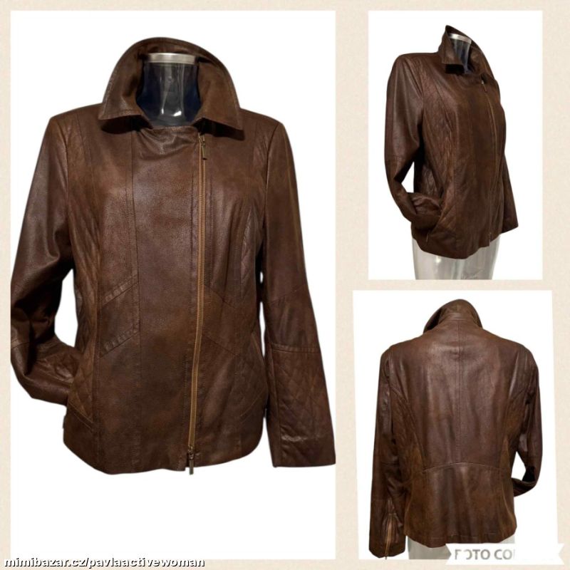 Č.2074 DÁM. TRENDY LEHKÁ BUNDA JAKO NOVÁ v.42