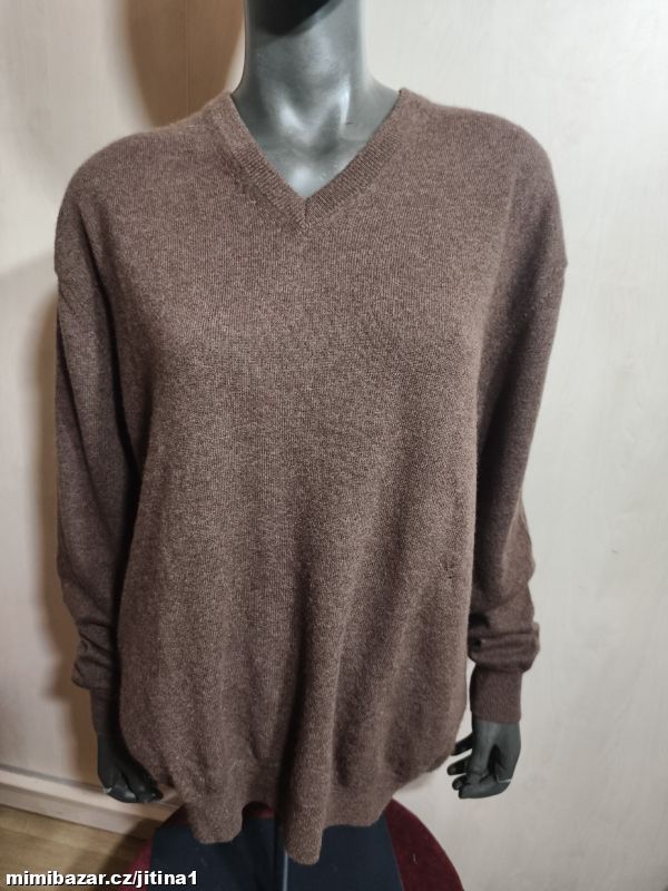Kašmírovy svetr pánský vel 54 Xl