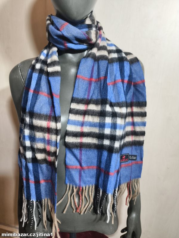 Hemley kašmír vlněná šála unisex