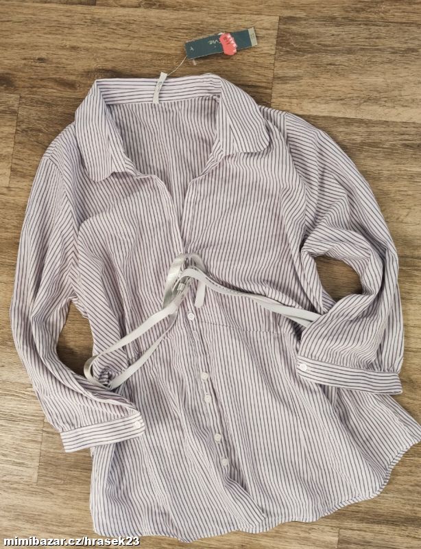 LILA KOŠILE S OPASKEM 48