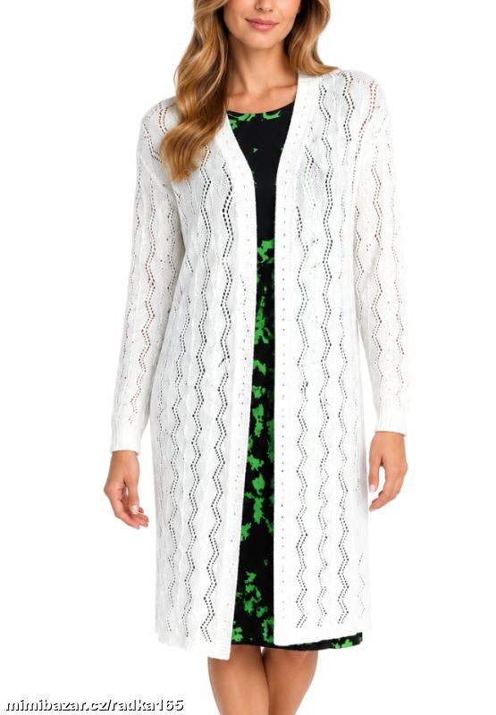 Měkoučký pletený cardigan vel.48