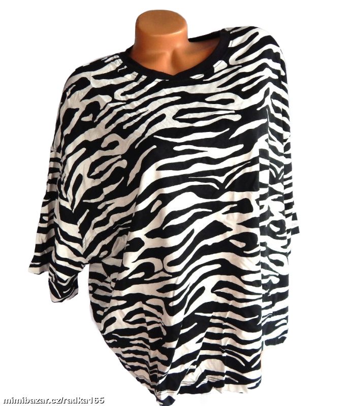 Modní široké triko vel.52 ...outlet