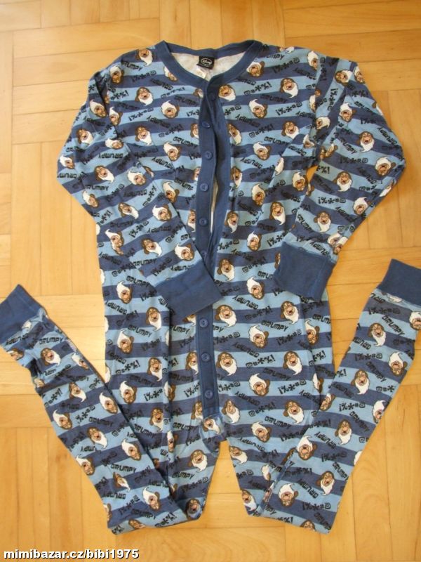 Overal pyžamo s trpaslíkem ze Sněhurky, vel. 36/38