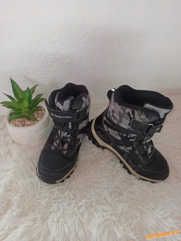 Voděodolné zimní boty Alpine Pro Vel.30