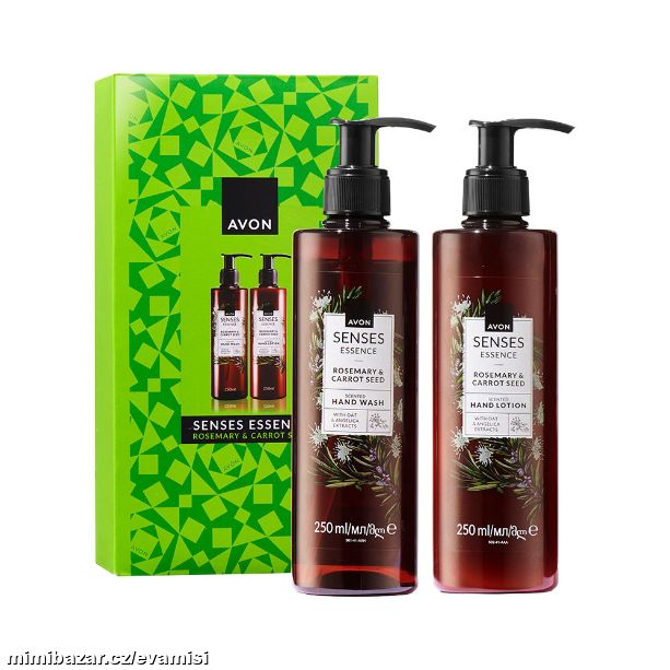 Dárková sada s vůní rozmarýnu a mrkvového semínka