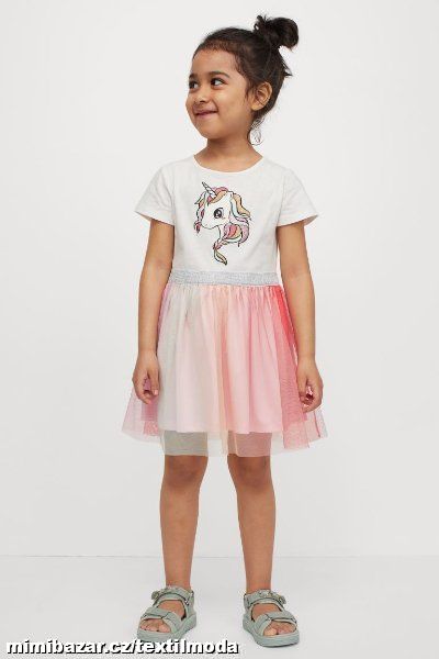 ŠATY UNICORNS JEDNOROŽEC S TYL SUKNIČKOU ZN. H&M