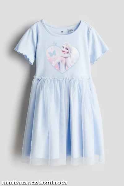 Šaty Elsa ledové království zn. H&M vel. 8 - 10 l.