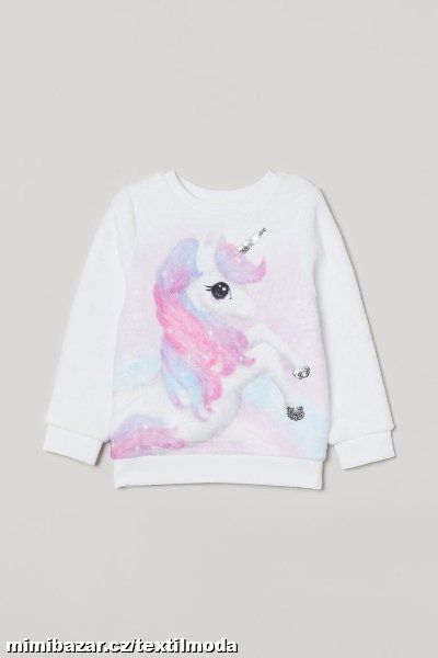 MIKINA UNICORN JEDNOROŽEC FLEES H&M SKLADEM