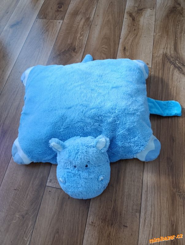 NOV.Ý Plyšový polštářek hroch