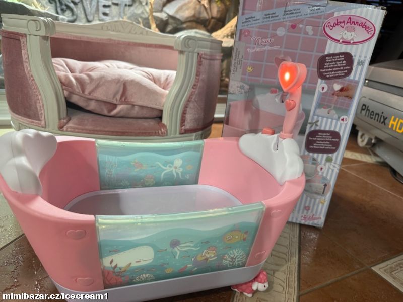 Luxusní vanička pro panenku Baby Annabelll
