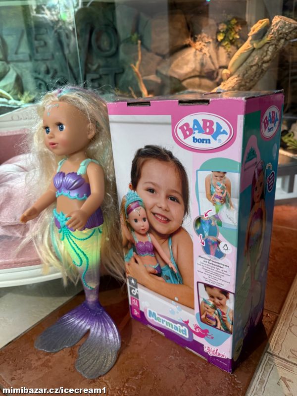 Svítící mořská víla Baby Born