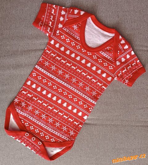 Vánoční bodýčko vel. 3-6 měsíců