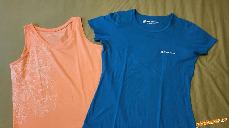 Dvě trička Alpine Pro, vel. 42