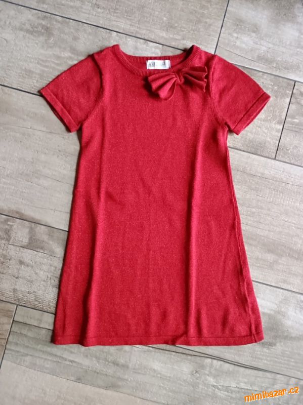Krásné pletené šaty H&M, vel.110/116
