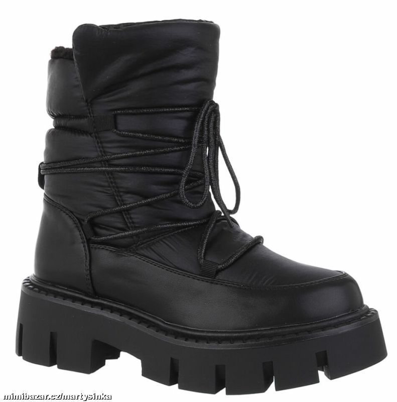 Dámské zimní nízké kozačky/ sněhule ZIMA