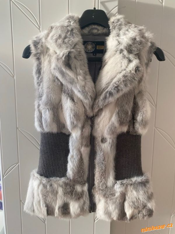 Pravá kožešinová vesta M